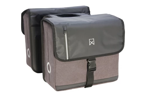 Dubbele businesstas 40L grijs